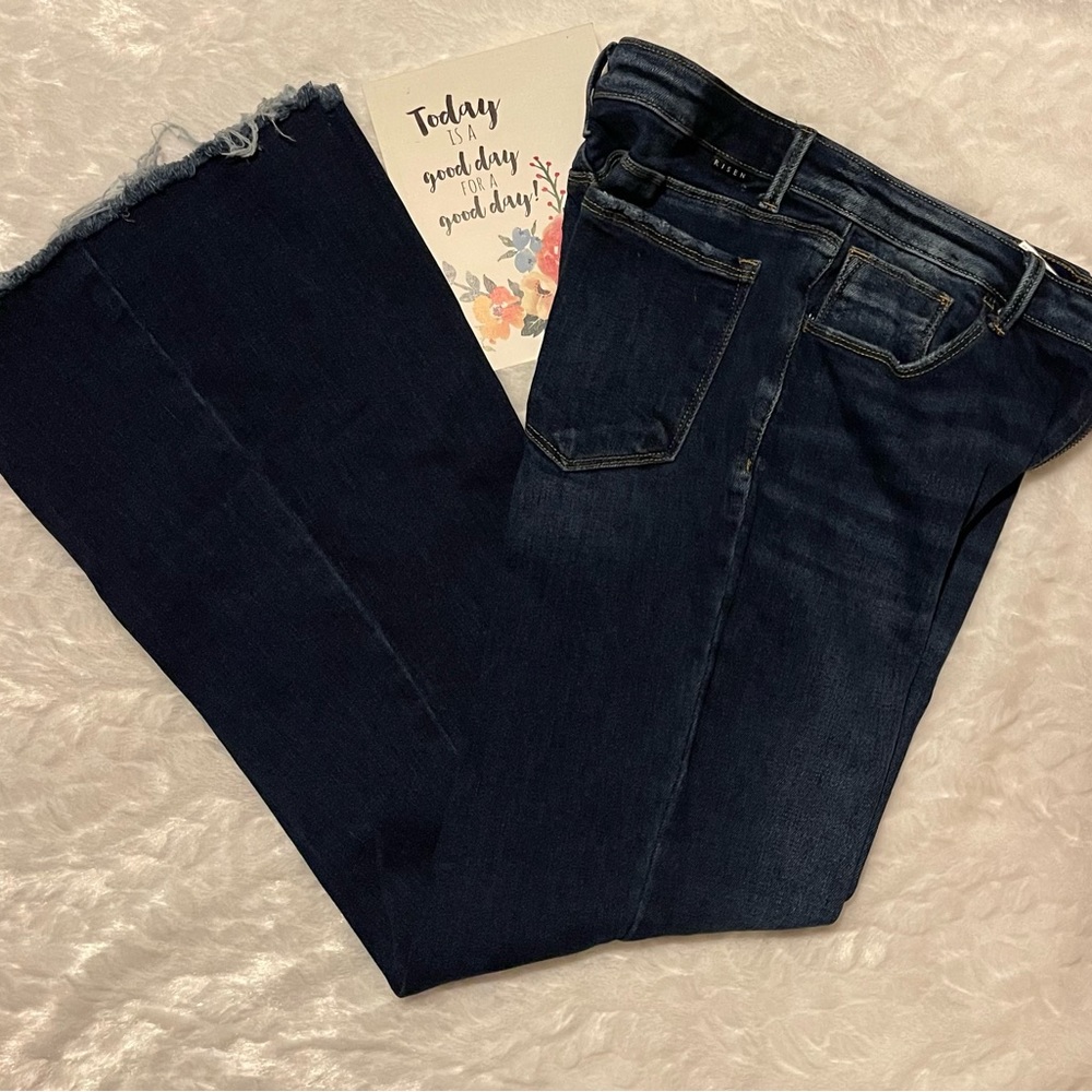 Risen Raw Hem Flares